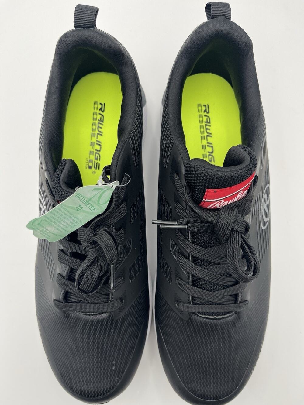 BRAND NEW!! Rawlings League Turf 175787 Men's Size 13D Black Baseball Turf Shoes